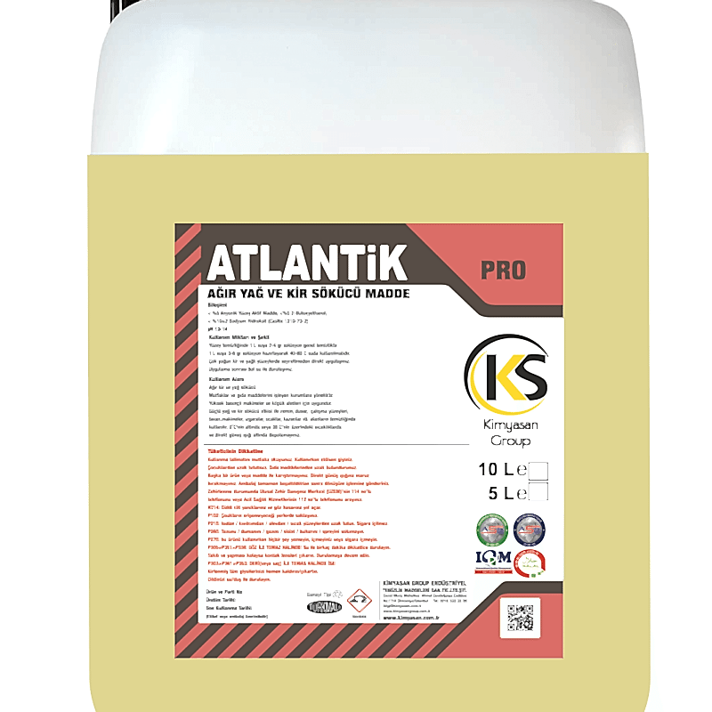 Atlantik Ağır Yağ ve Kir Sökücü Madde 5 Kg