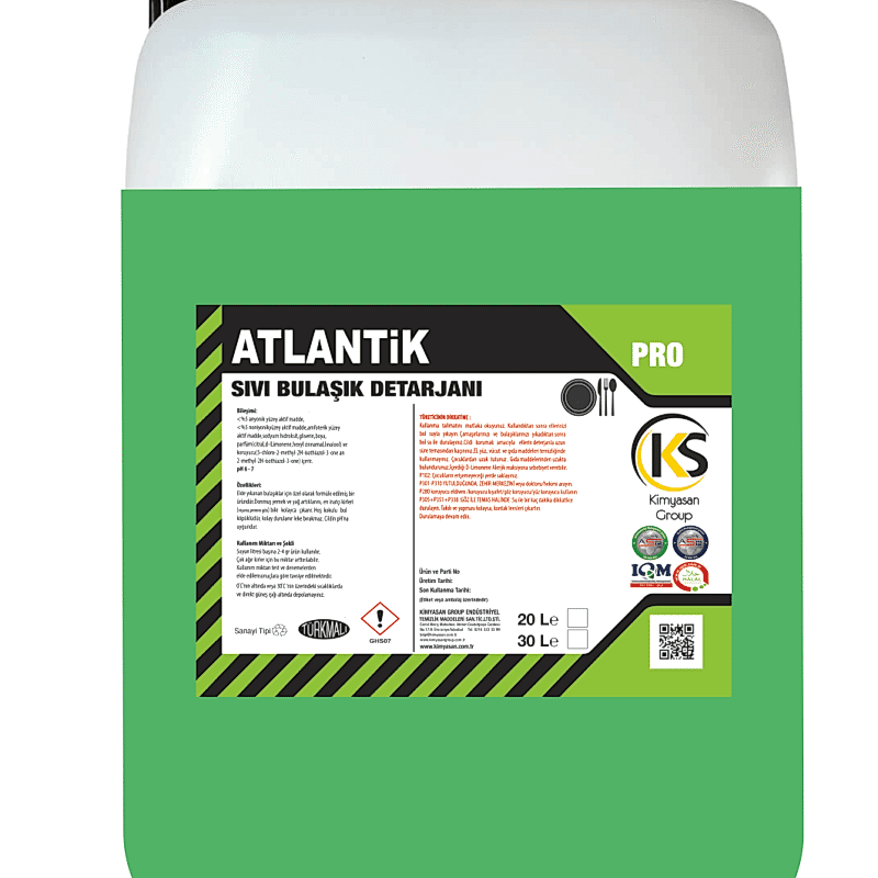 Atlantik Sıvı Bulaşık Deterjanı 30 Kg