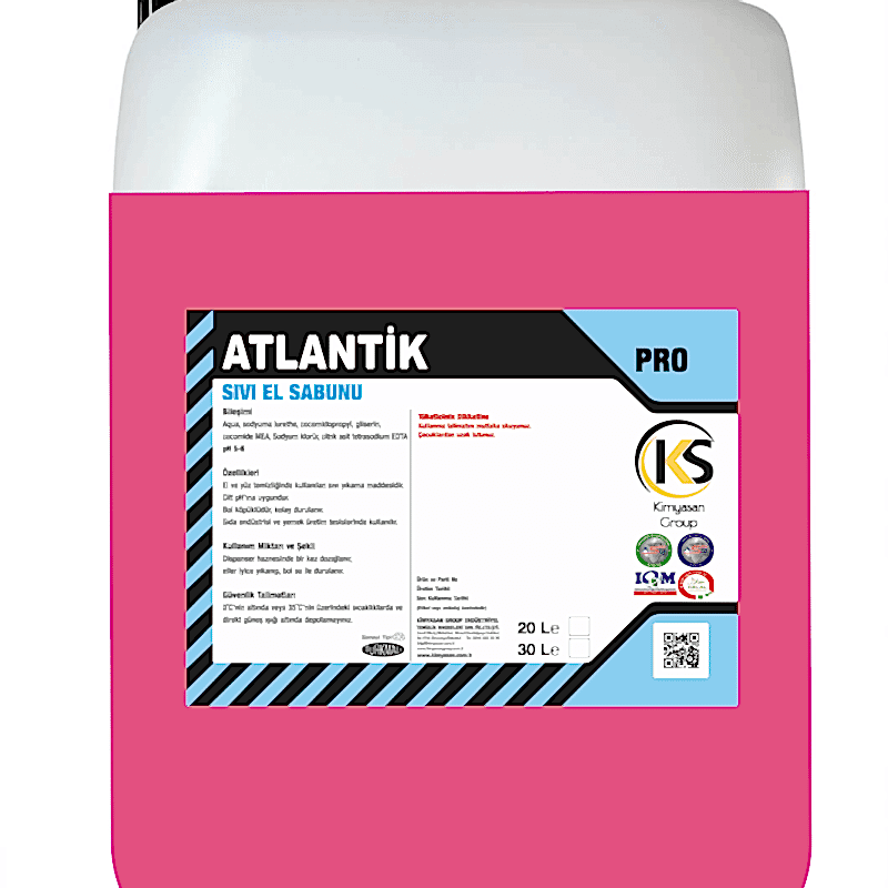 Atlantik Sıvı El Sabunu 30 Kg