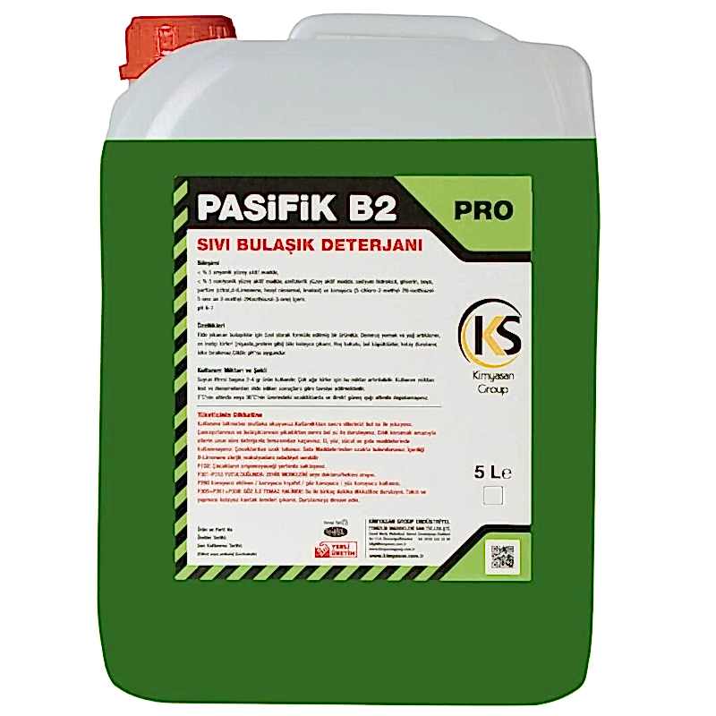 Pasifik B2 Sıvı Bulaşık Deterjanı 5 Kg